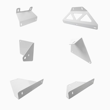 Weather Guard BULKHEAD ACCESSORIES For Mounting Shelves In Ram ProMaster City With Upper Rails Mounting Plates 975205-3-01
